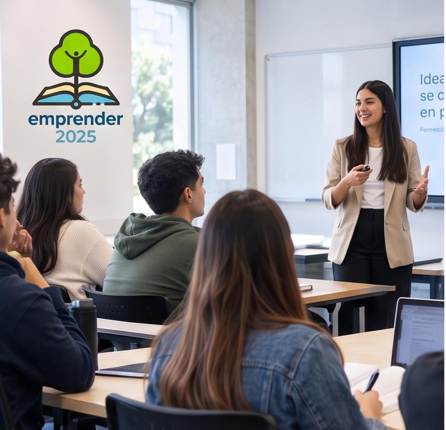 Docente del modelo orientando una sesión en el aula